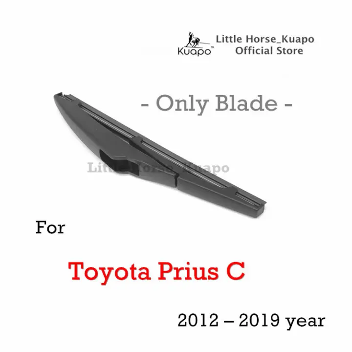 prius rear wiper blade size