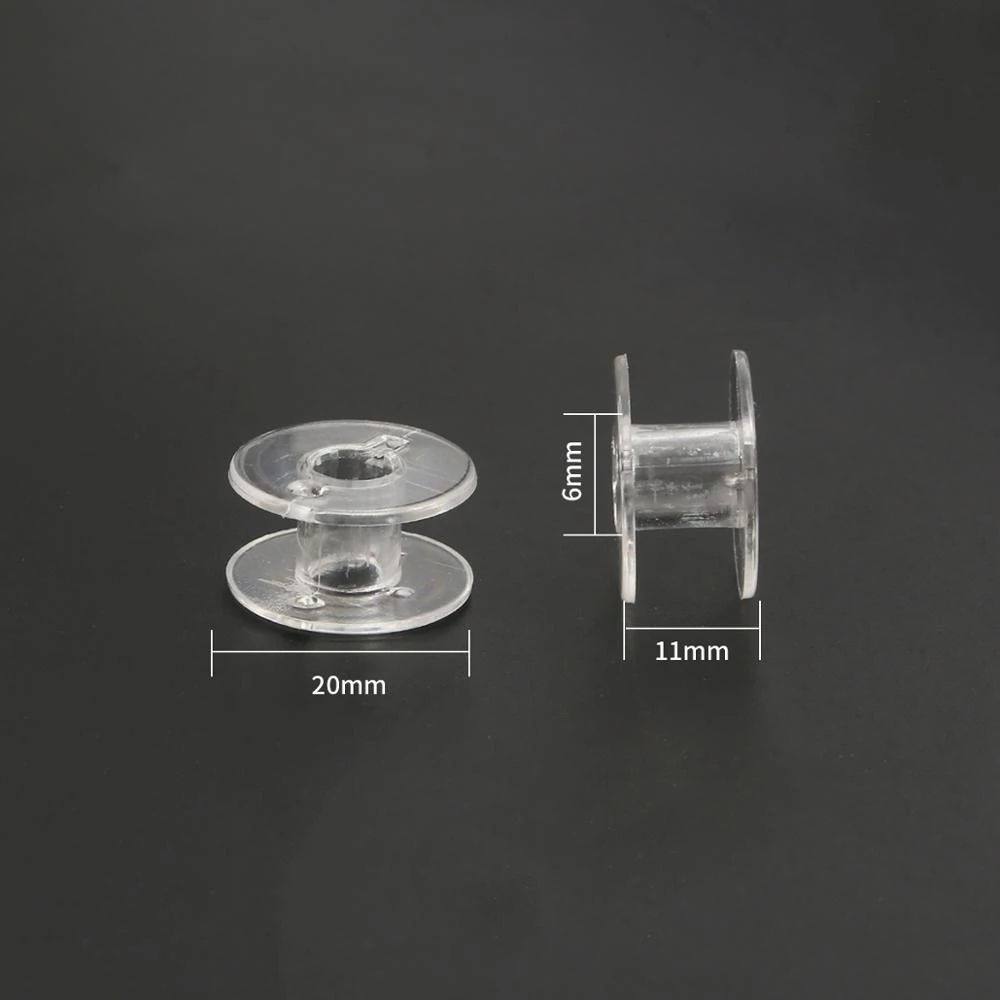 [Gnker] 30 Cái Ống Chỉ Máy May Trong Suốt Ống Chỉ Rỗng Bằng Nhựa Gia Dụng Phụ Kiện Dụng Cụ May
