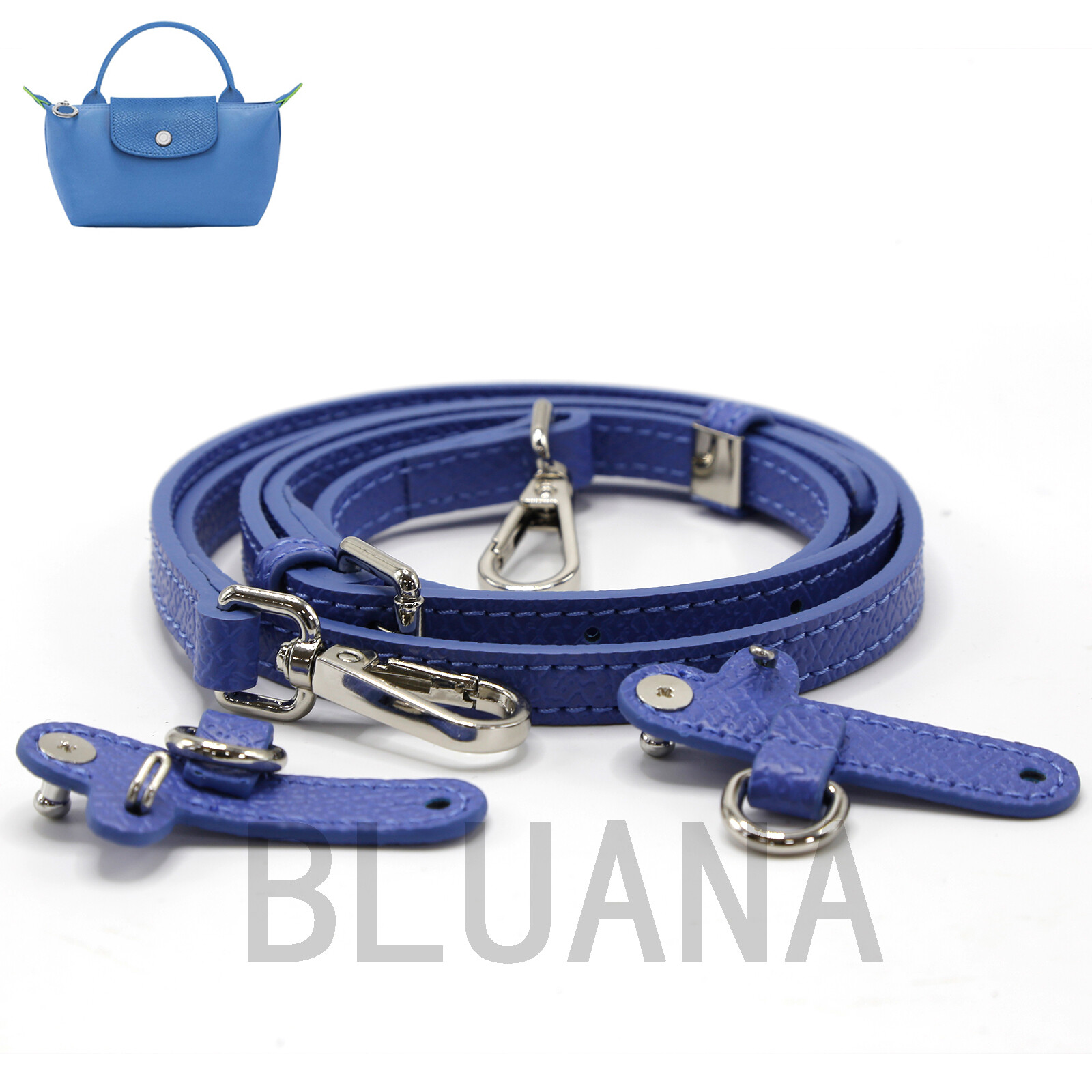 LONGCHAMP Mini Bag Leather Shoulder Strap Kit Without Perforations Removable Adjustable Shoulder Strap