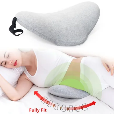New Memory Foam Pillow Lumbar Support Pillow Pregnant Waist Cushion Protect Spine Vertebral Low Back Cushion Bed Sleeping Pillow