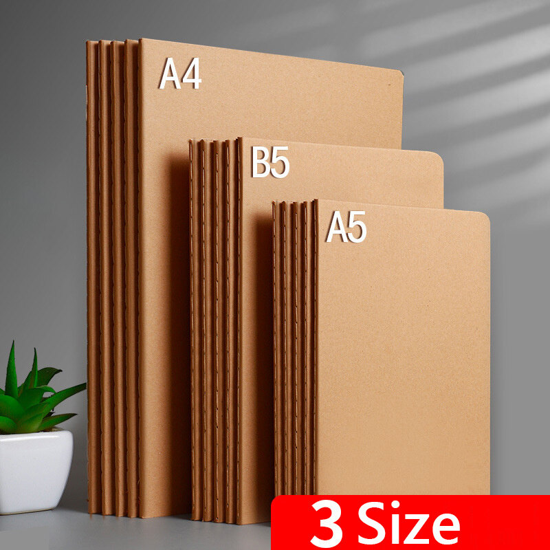 Notebook Painting Sketch Line Book Blank Notepad Grid Drawing Sketchbook For Diary