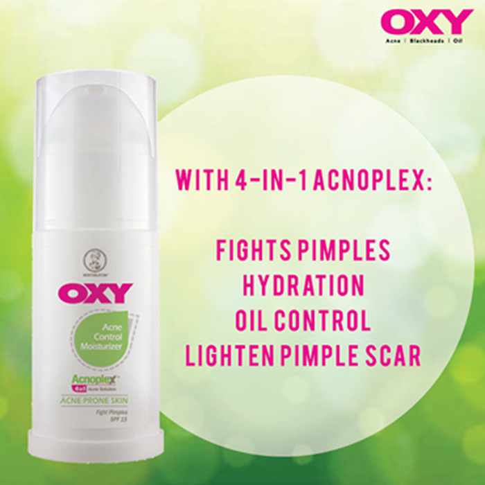 acne control moisturizer oxy