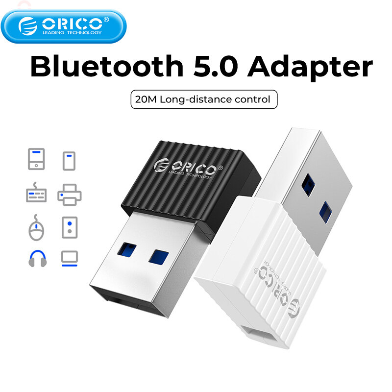 ORICO USB Bluetooth 5.0 Dongle Adapter Mini Wireless Mouse Music Audio Receiver Transmitter for PC Speaker Mouse Laptop