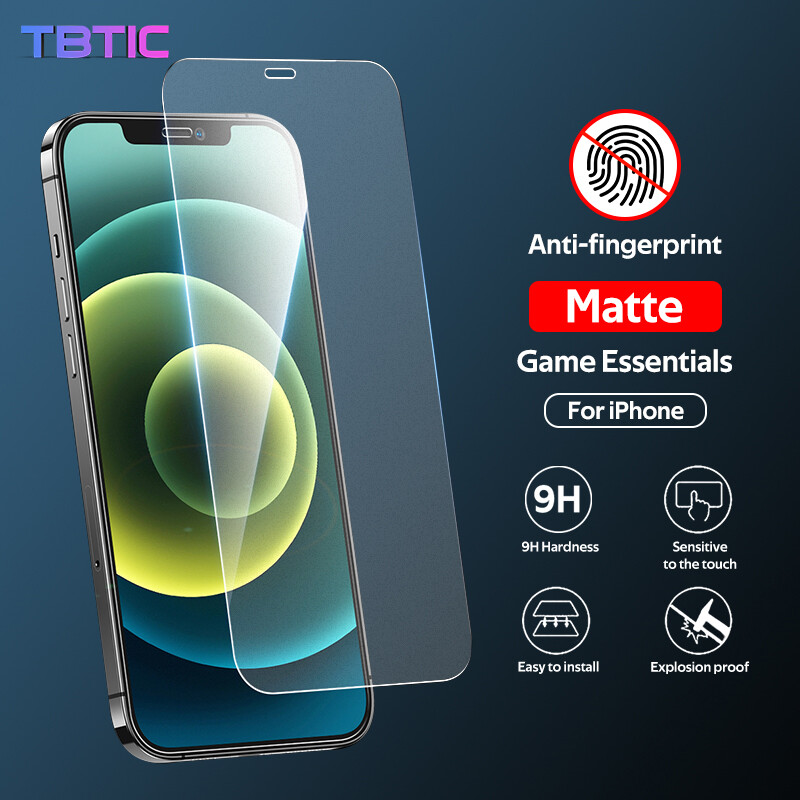 2PC Screen Protector For iphone14 14 Pro 14 Plus 14 Pro Max 12/12PRO/12Mini Gaming Full Screen Matte Tempered Film For iPhone 11/11 Pro Max/XR/XS/7/8Plus……