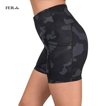 high waisted bike shorts