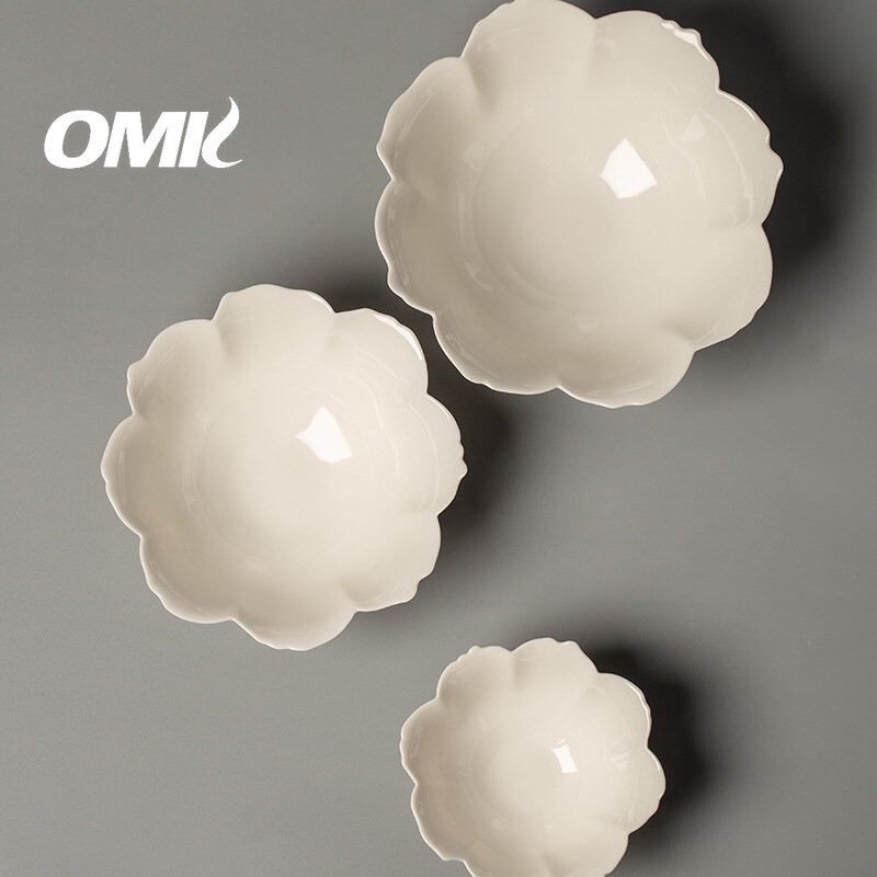 OMK Japanese style tableware set ceramic dinner plate salad bowl