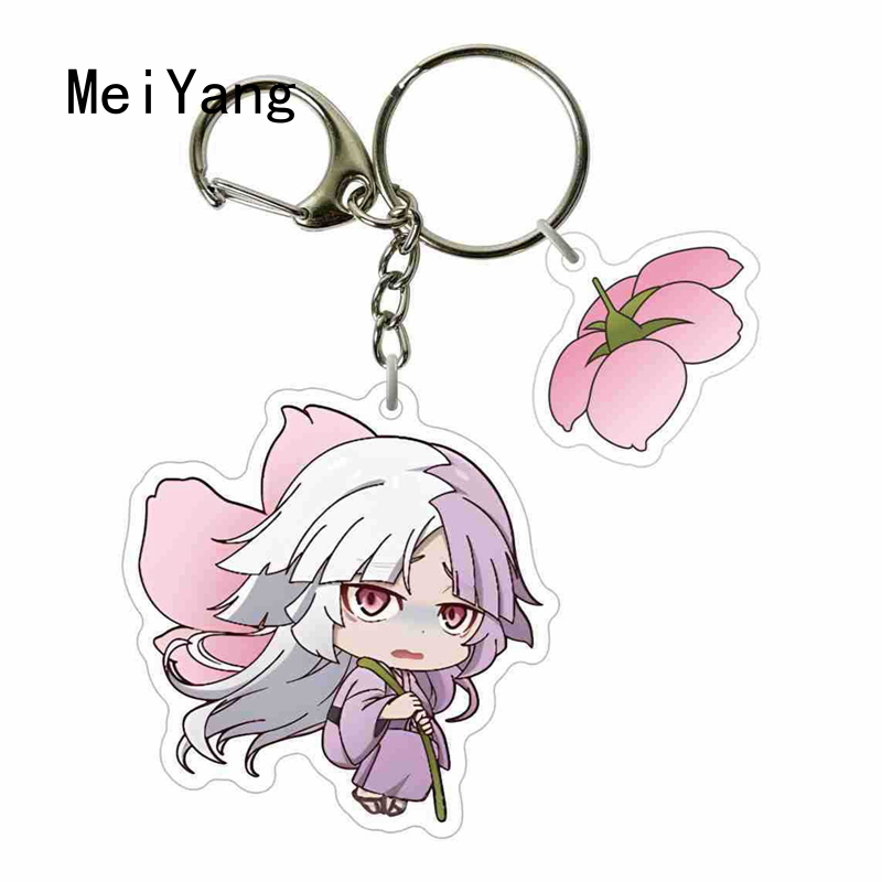 MeiYang Anime Bungo Stray Dogs Acrylic Keychain Cute Cartoon Character Pendant Cos Keychain