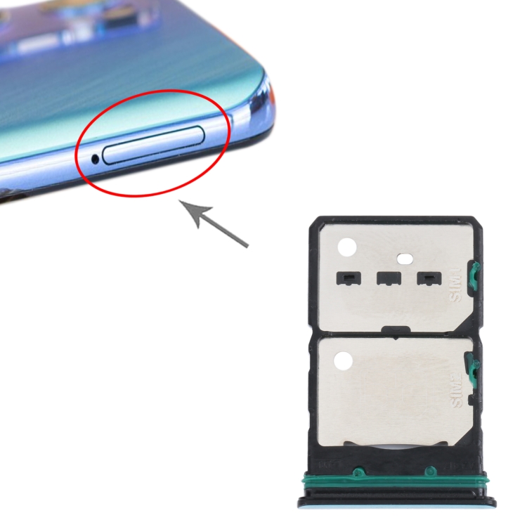 【iPartsBuy Mall】 For OPPO Reno7 5G China / Reno7 5G SIM Card Tray + SIM Card Tray + Micro SD Card Tray