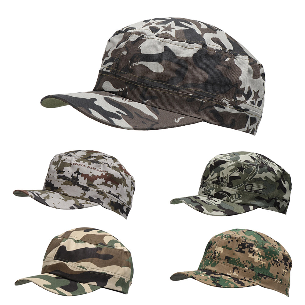 Mens Military Army Cap Baseball Cap Adjustable Cotton Outdoor Sports Sun Hat