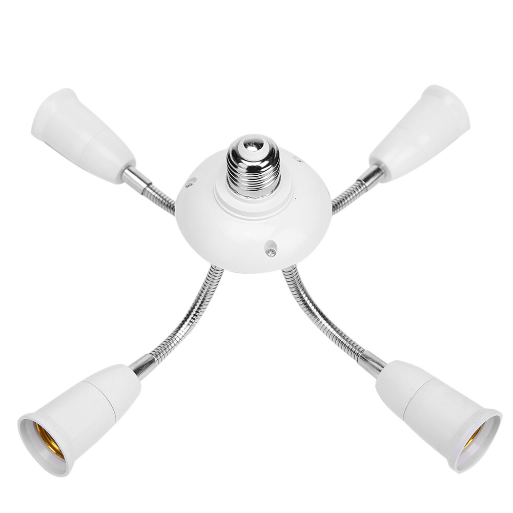Adjustable E27 Lamp Holder for LED Light Adapter Converter Multi-conversion