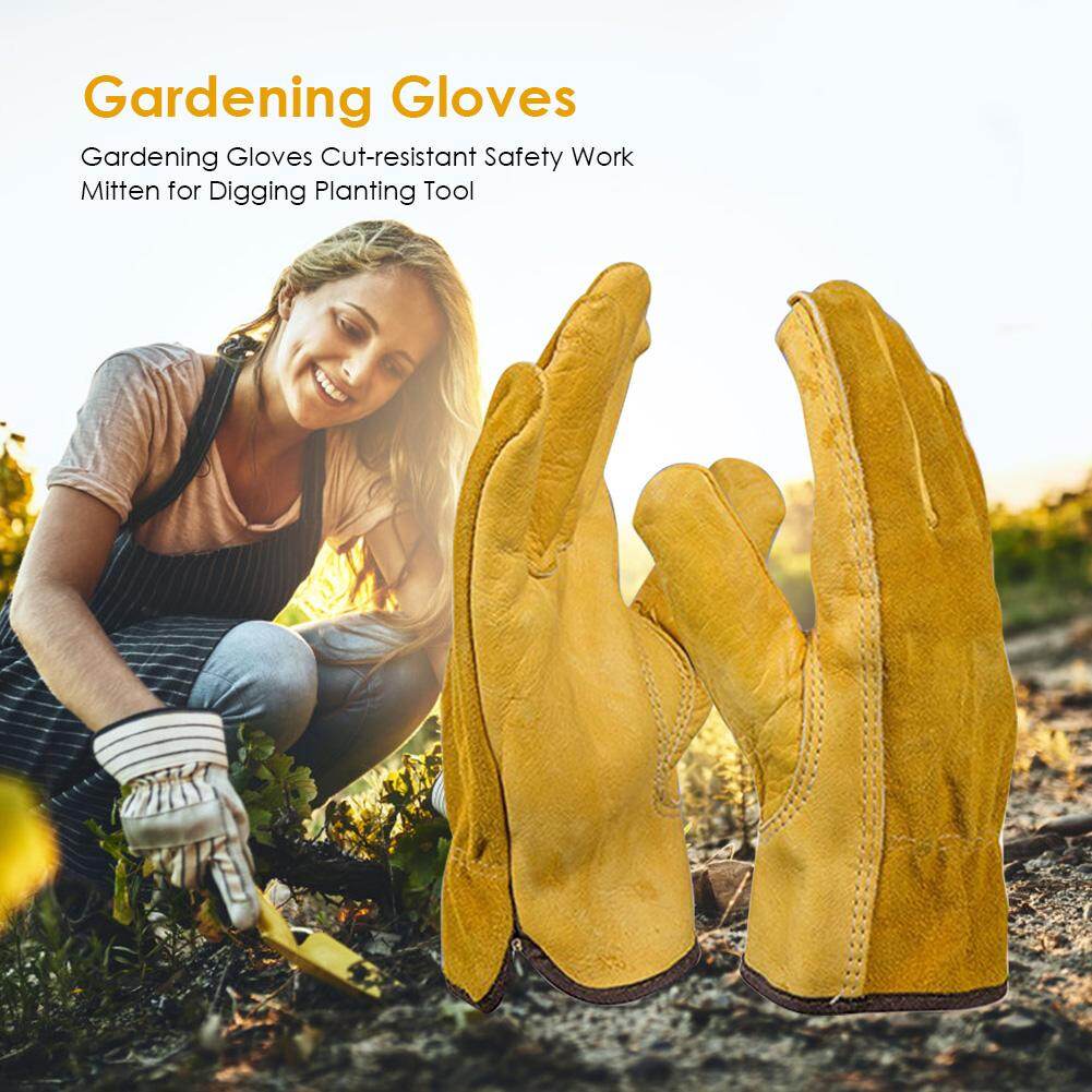 [Special offer]Gardening Gloves Cut-resistant Safety Work Mitten for Digging Planting Tool