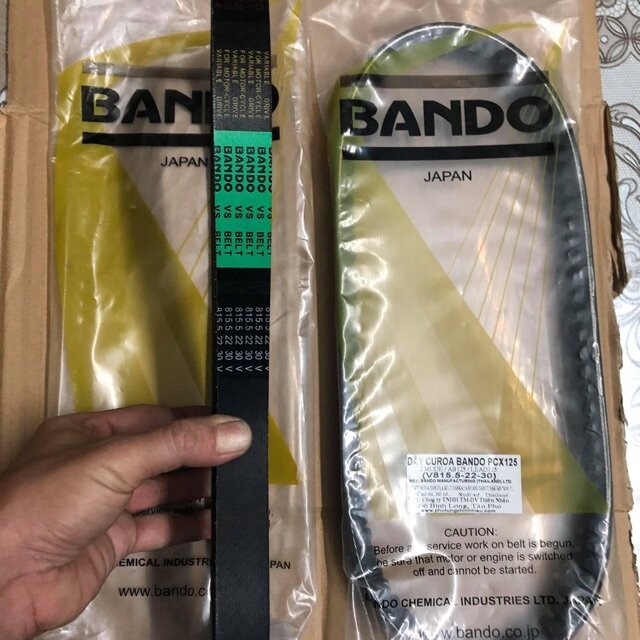 Dây curoa pcx + ab 125 + lead 125 + sh mode + vario + clirk thái hiệu bando
