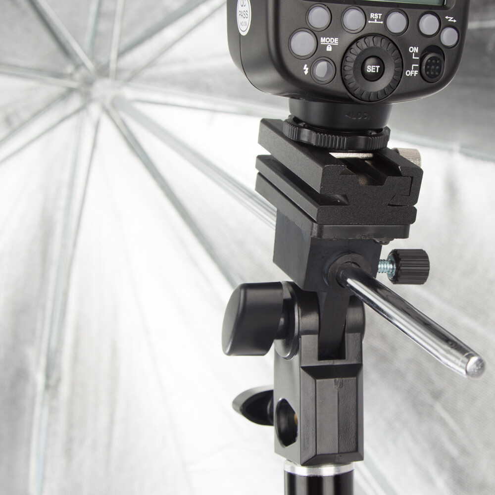 Godox Type B Flash Hot Shoe Umbrella Holder Mount Bracket for Speedlite
