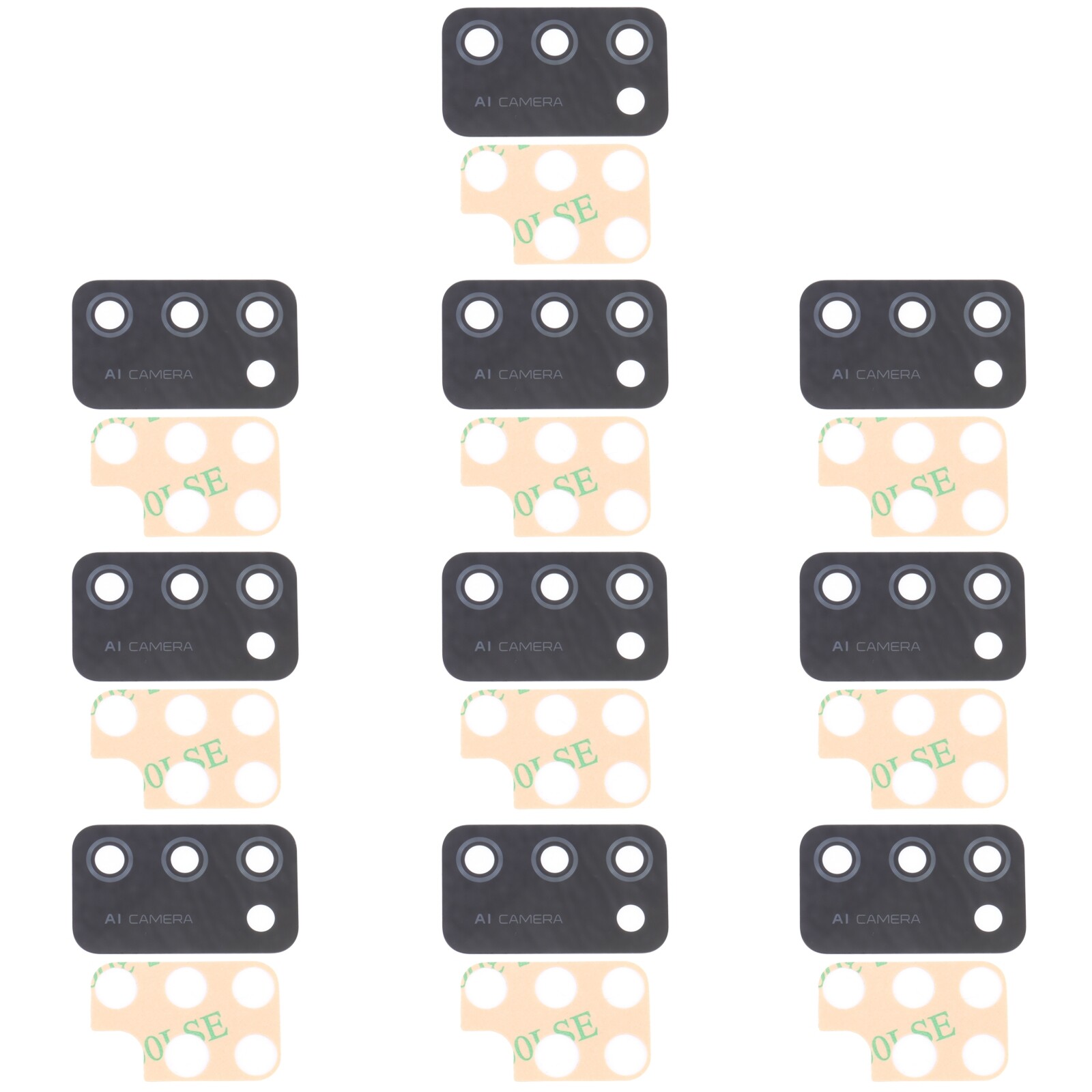 (
hua jia kang)for samsung galaxy a02s sm-g998b 10pcs back camera lens