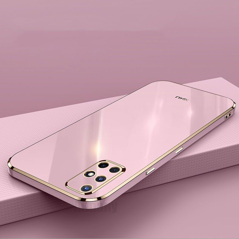 Samsung Galaxy A71 Case Shockproof Soft Silicone Electroplating Back Cover Case Samsung A71 GalaxyA71 Phone Casing
