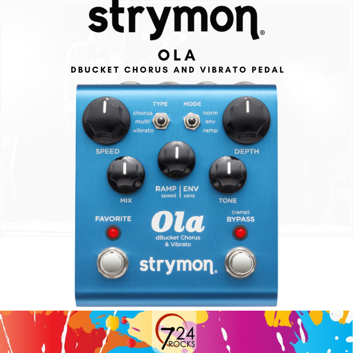 Strymon Ola dBucket Chorus & Vibrato Guitar Effects Pedal | Lazada