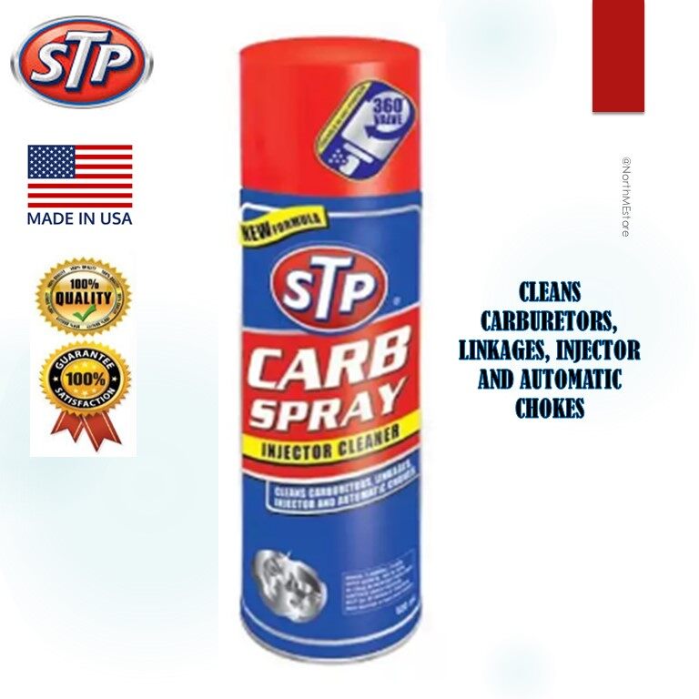 STP CARB SPRAY INJECTOR CLEANER ( CLEANS CARBURETORS, LINKAGES