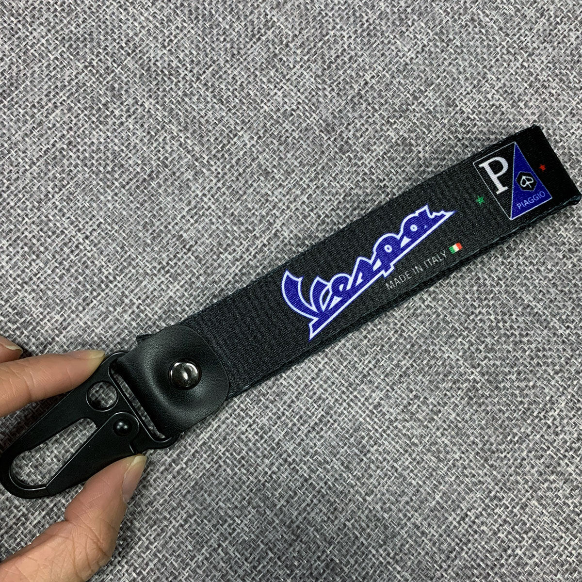 Motorcycle Accessories Embroidery Keychain Key Ring Key chain keyring For Piaggio Vespa Primavera 150 SPRINT 150 GTS 300 ie LXV 125
