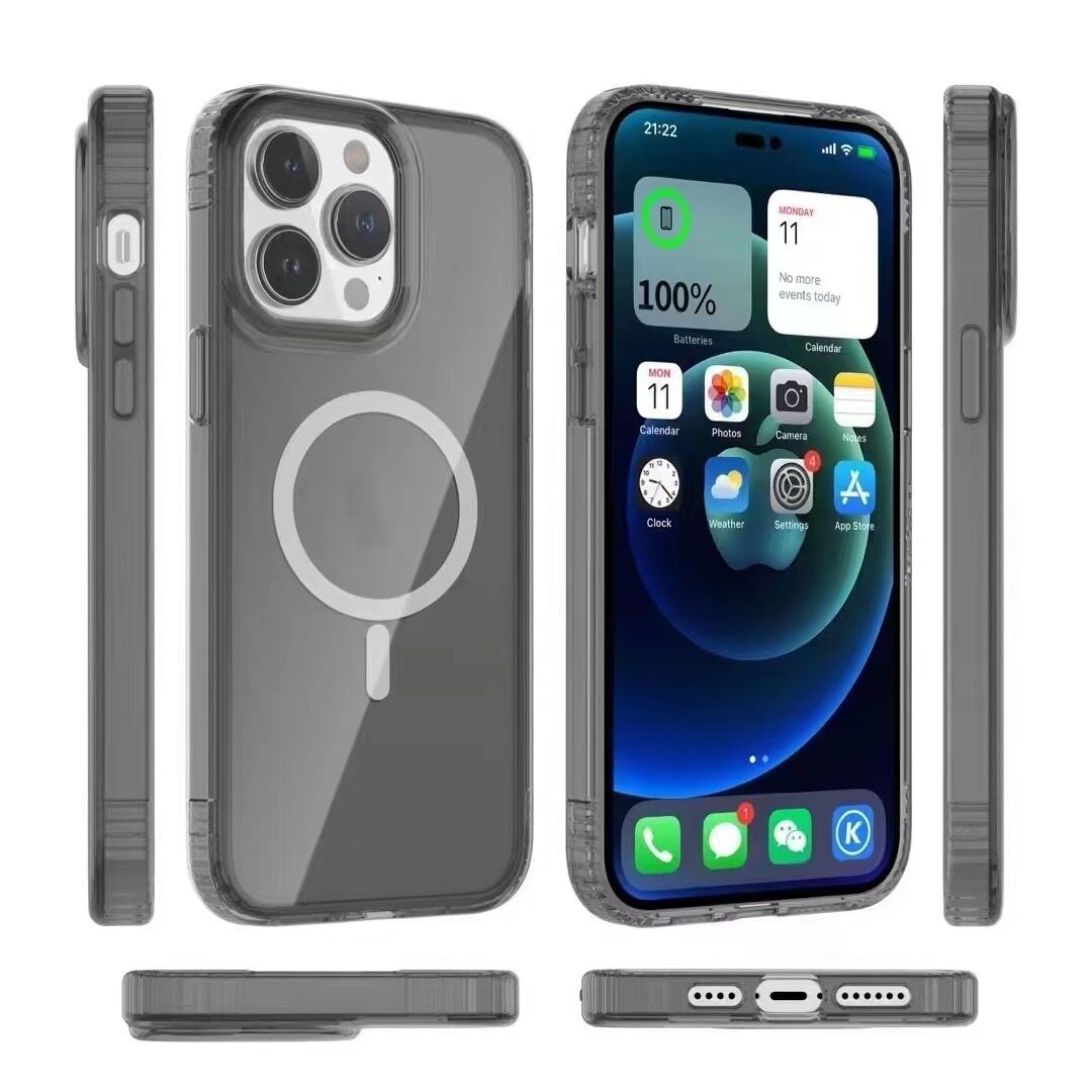 Tech21 evo clear phone case with Magsafe for iphone 14 pro max iphone 14 plus 14pro high transparent shockproof phone casing