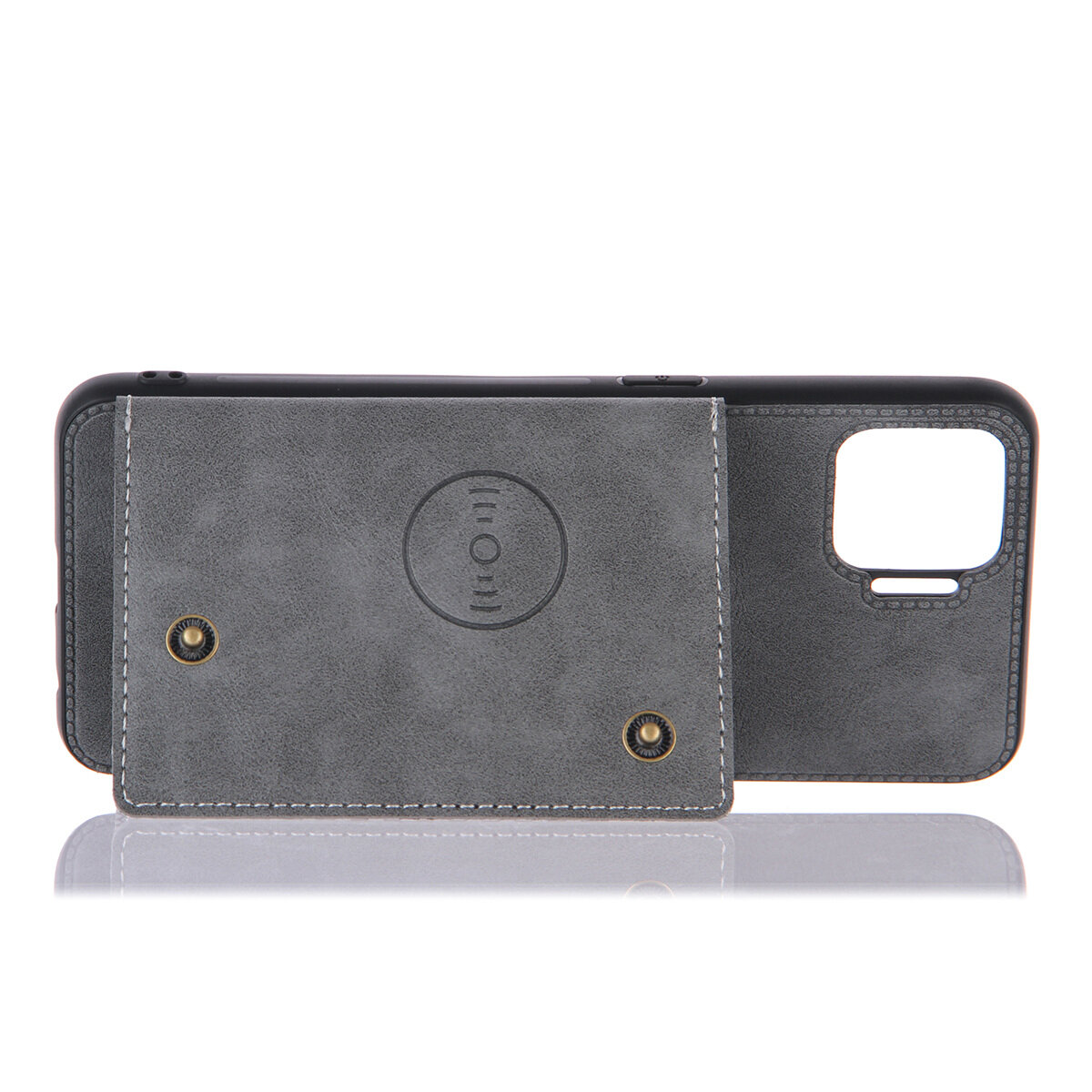 for OPPO A73 A93 F17 Pro Leather Case Multiple Folio Flip Cover Wallet Back Case Shell, can work with Car Mount, Hidden ID Credit Card Slot Holder, Retro Metal Button Clasp, Stand Support