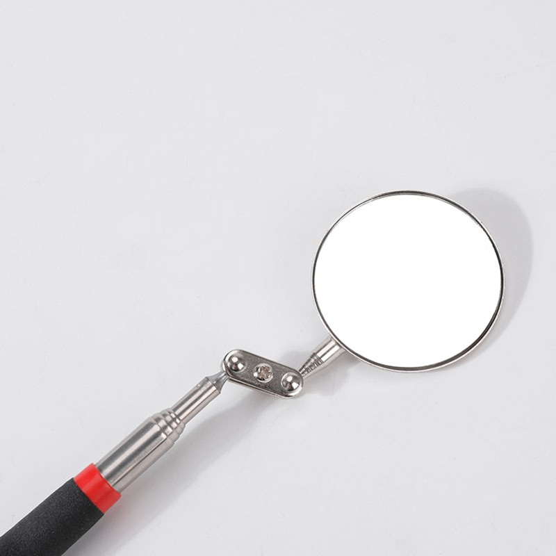 Telescoping Inspection Mirror Round Mirror Inspection Tool for Checking Vehicle Observing Eyelashes Mouth Small Parts