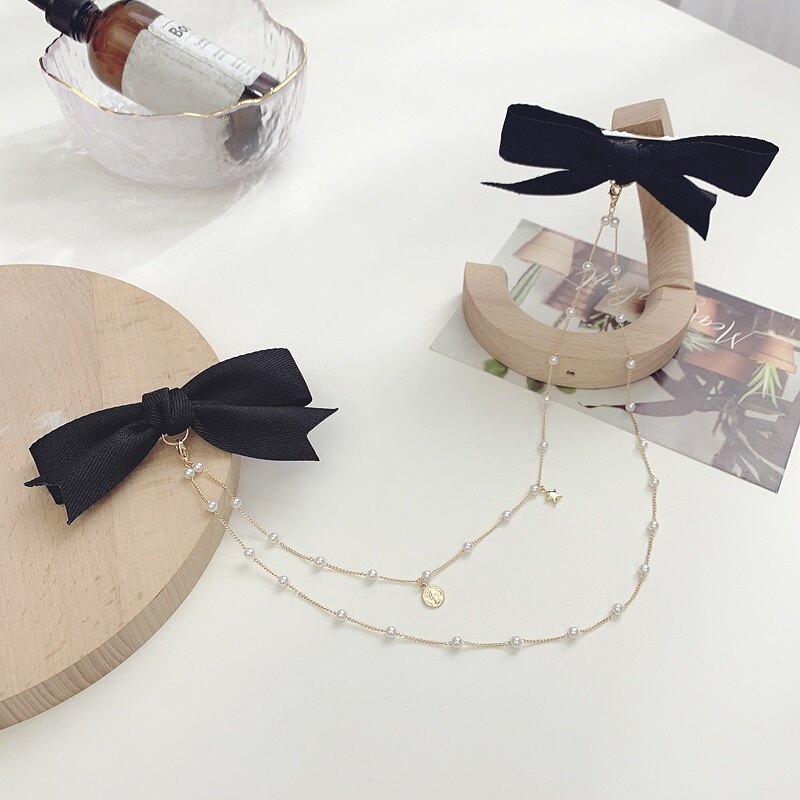 Fashion Girls Women Hair Clips Korean ins Style Sweet Cute Bow Hairpin Go Out All-match Student Maiden Headwear Hair accessories