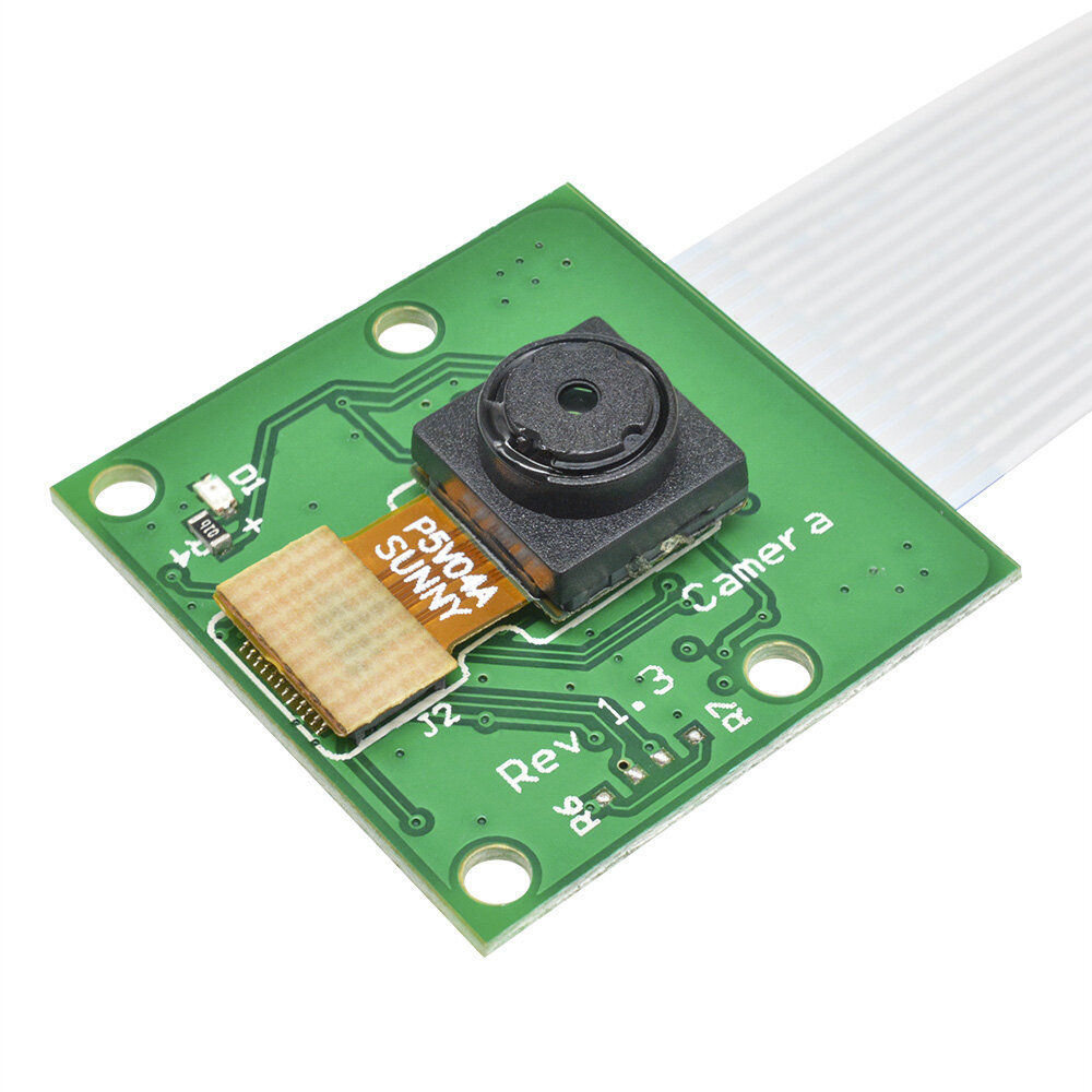 diymore Raspberry Pi 3 B + Camera Mô-đun camera 5 MP OV5647 Tương thích với webcam Raspberry Pi 3 Model B + Plus / 3/2