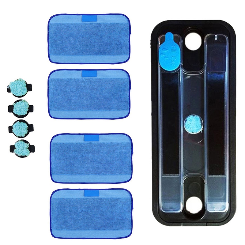 1set wet tray replacement parts reservoir pad for irobot braava 320 380 mint 4200 5200 mopping robot vacuum cleaner