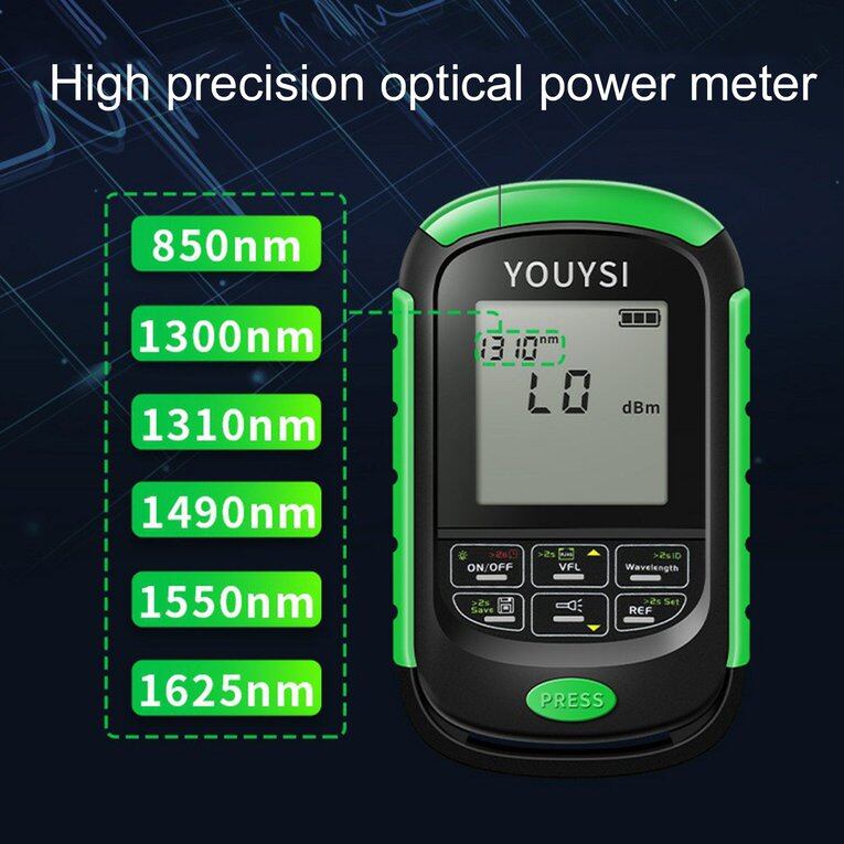 [Optical fiber tester] 3 In 1 Optical Power Meter Optical Power Network Cable Test LED Lighting