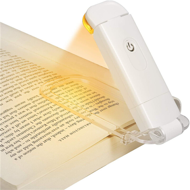 Đèn Đọc Sách Mini Đèn Đọc Sách Kẹp Sạc Usb Đèn Đọc Sách Linh Hoạt Với 3 Màu Đèn Để Bàn Nhẹ Chăm Sóc Mắt Chuyên Nghiệp