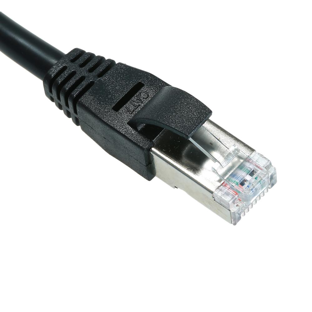 RJ45 Network Splitter Adapter Cable, Male to 2 Female header Separators Socket Port LAN for Super Category 5 Ethernet, Category 6 Ethernet