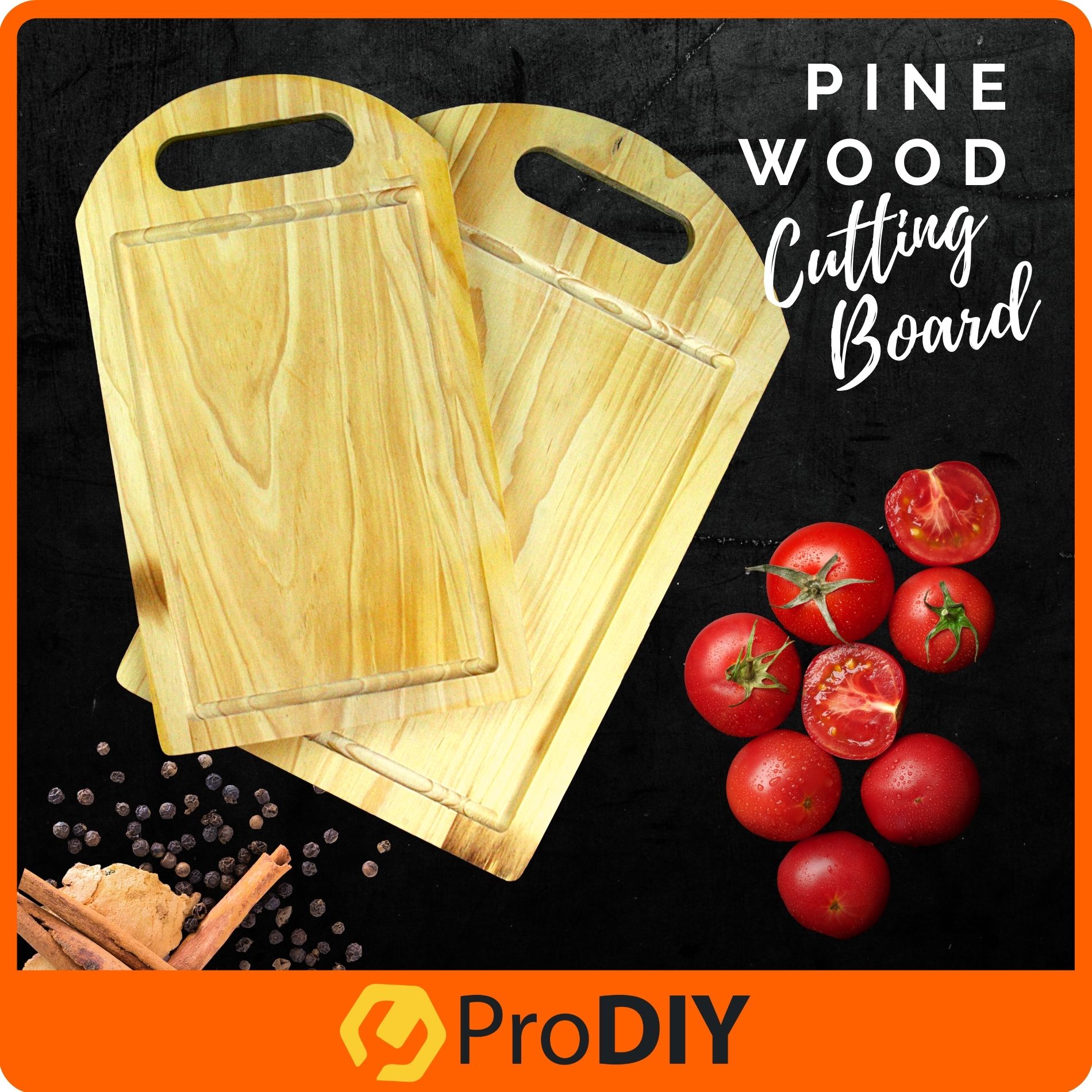 High Quality Pine Wood Chopping Board Cutting Board Vegetables Fruits Meat Papan Pemotong 20cm X 35cm 25 X 40 Lazada