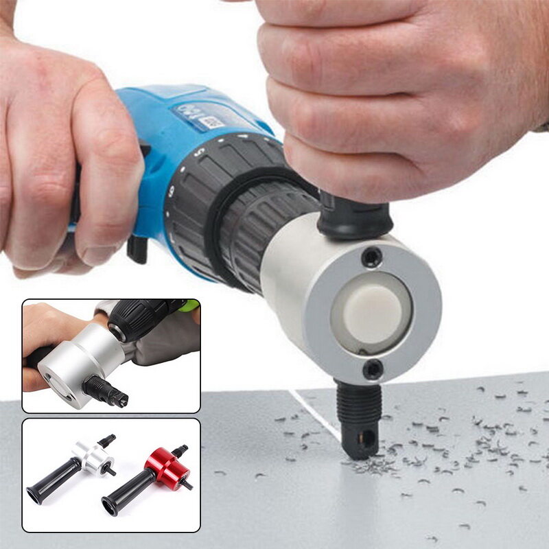 【Hot Sale】1Pcs Metal Sheet Cutter Double Head Electric Power Drill