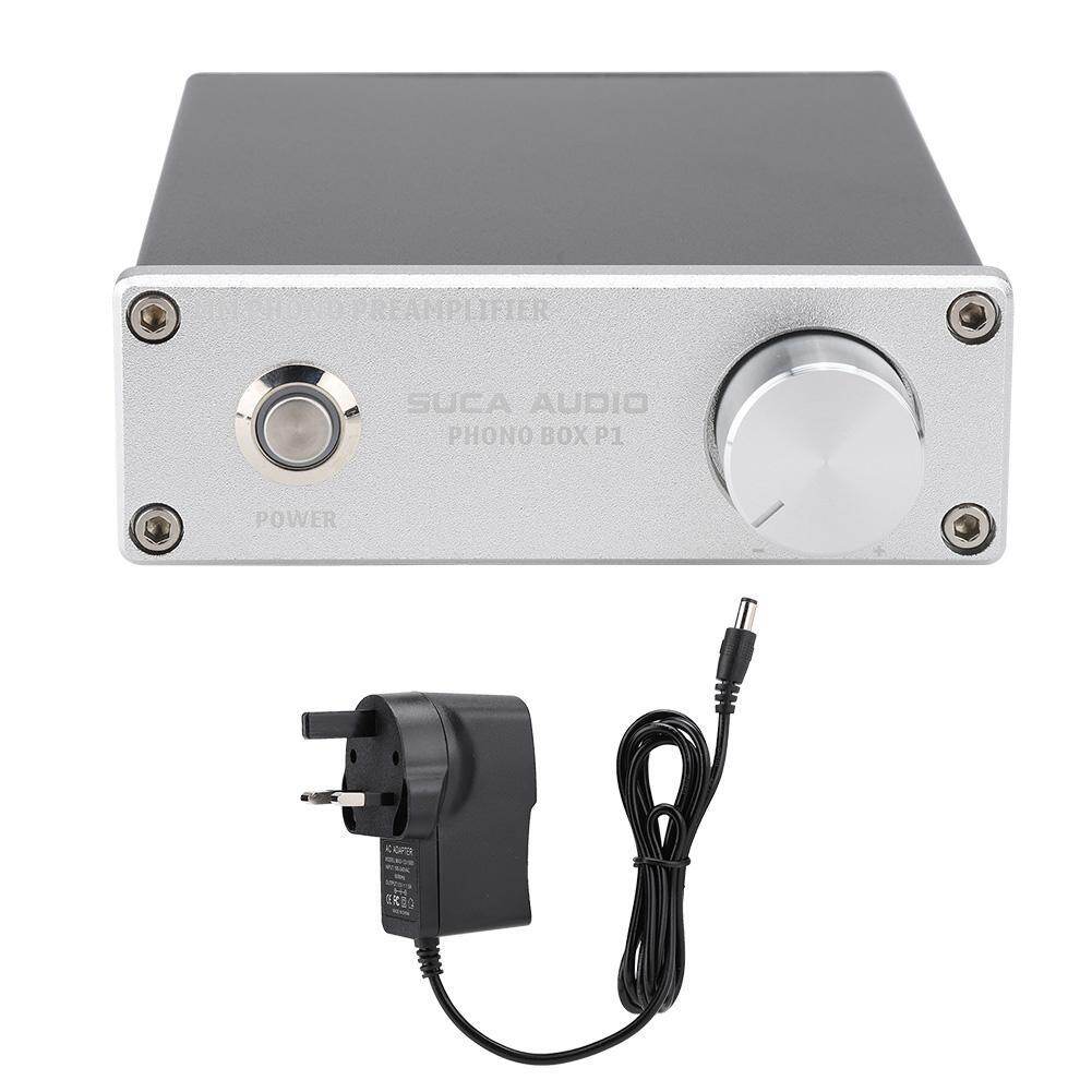 Sweatbuy  Mạ vàng cho Đầu Vào RCA Đầu Ra PHONO HỘP P1 MM Kỷ Lục Cầu Thủ Bộ Khuếch Đại 110-240V