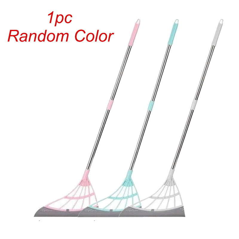 Magic Wiper Broom Wipe Squeeze Silicone Mop for Wash Floor Clean Tools Windows Scraper Pet Hair Non-Stick Sweeping Kitchen
