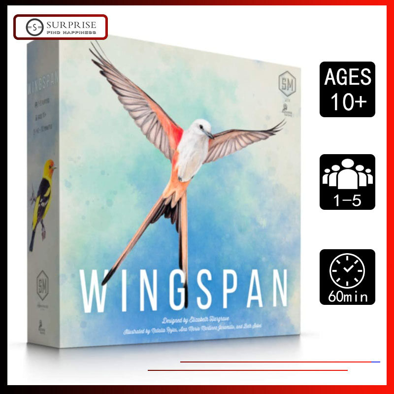 【Surprise】 Strategy Board Game Wingspan with Swift Start Pack English