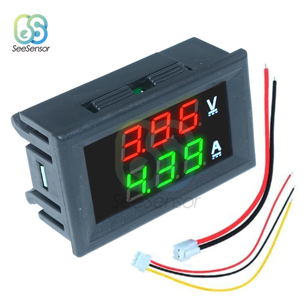 Dc 100v 10a Mini Digital Voltmeter Ammeter Dual Led Display Digital Voltage Current Meter Tester Gauge