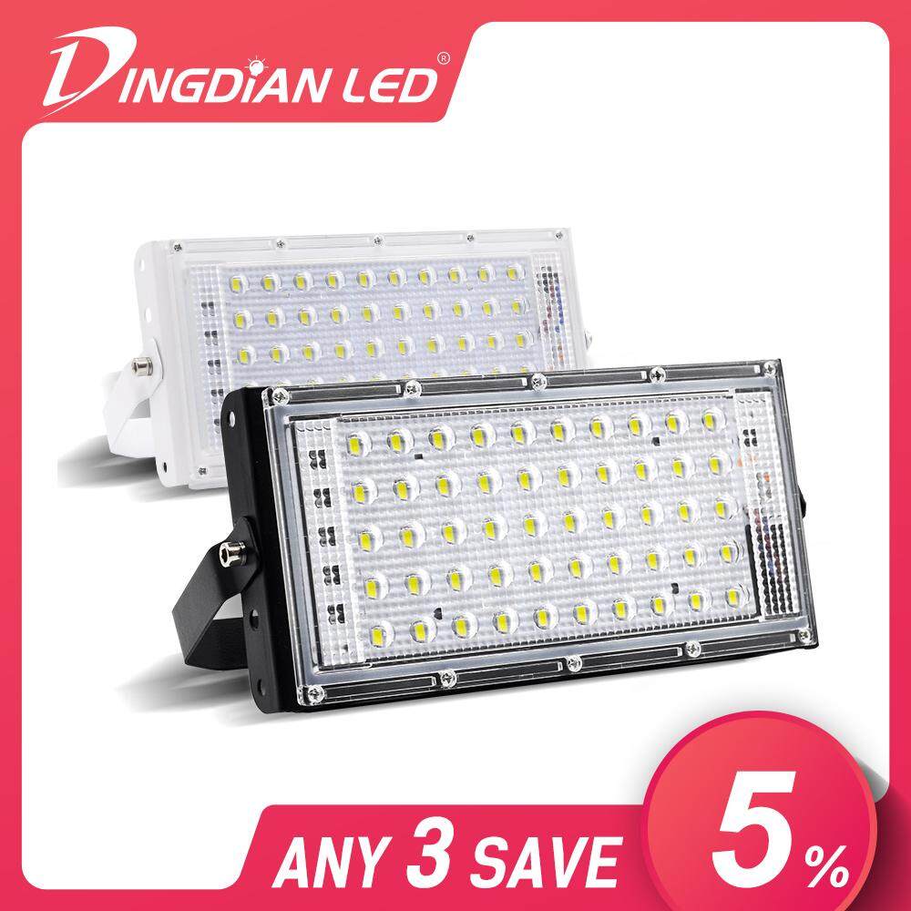 50w Rgb Led Flood Light Outdoor Spotlights Cord Plug Wire Remote