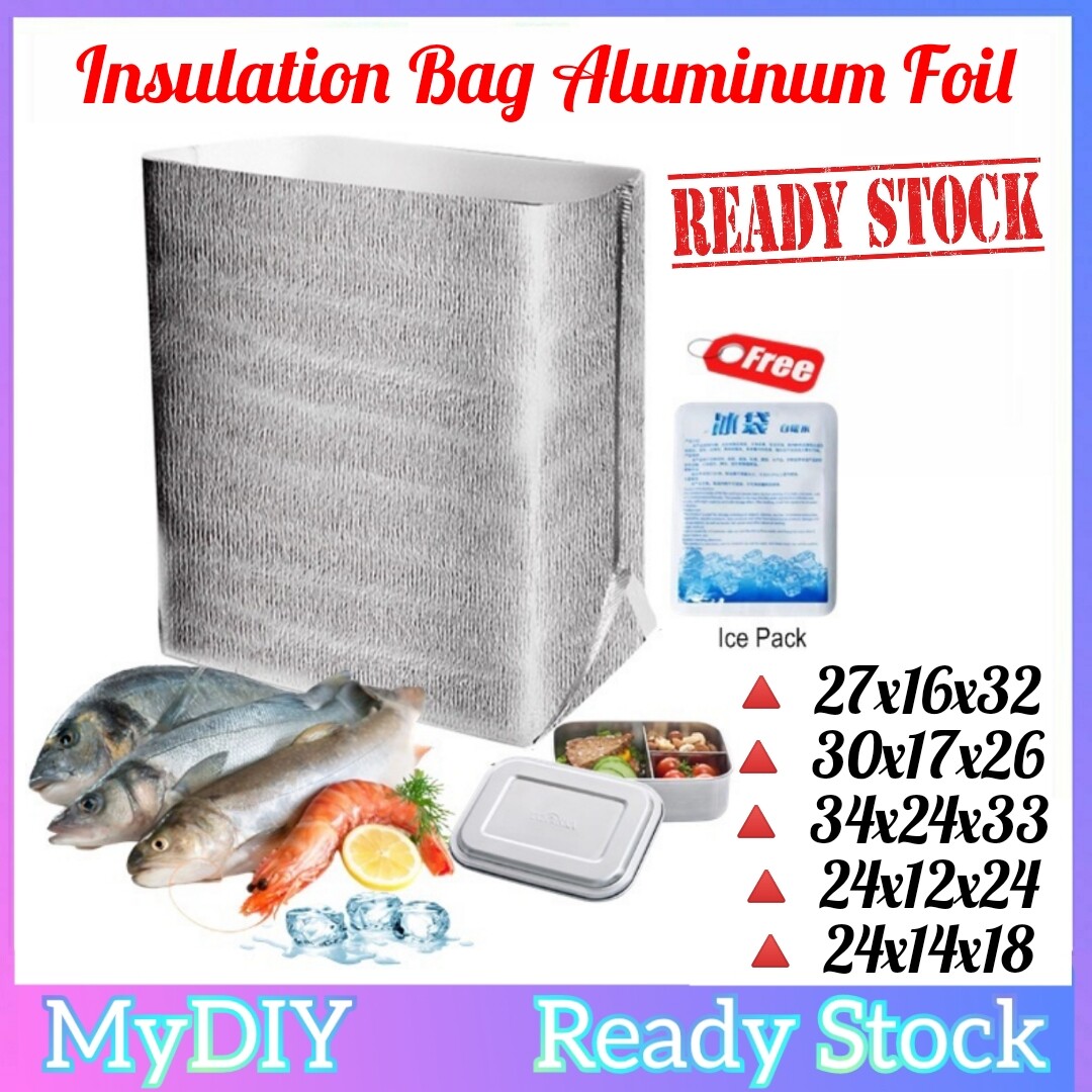💥READY STOCK💥 Insulation Bag Aluminum Foil Beg Tahan Peti Sejuk Mini