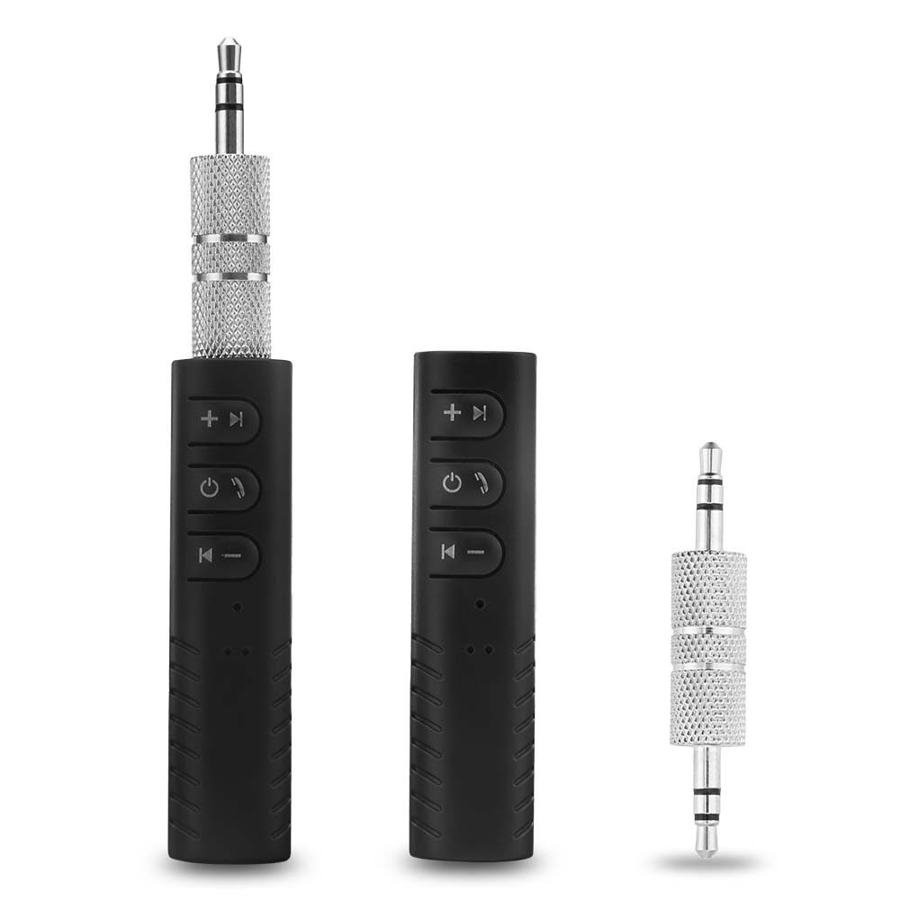BOKEWU 3.5mm Jack Bluetooth 5.0 Receiver Adapter Wireless AUX Handsfree MP3 Receiver for Car Headphone Speaker