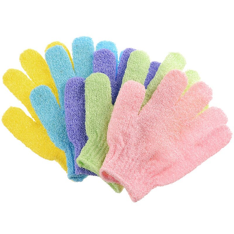 Bath For Peeling Exfoliating Mitt Glove For Shower Scrub Gloves Resistance Body Massage Sponge Wash Skin Moisturizing SPA Foam