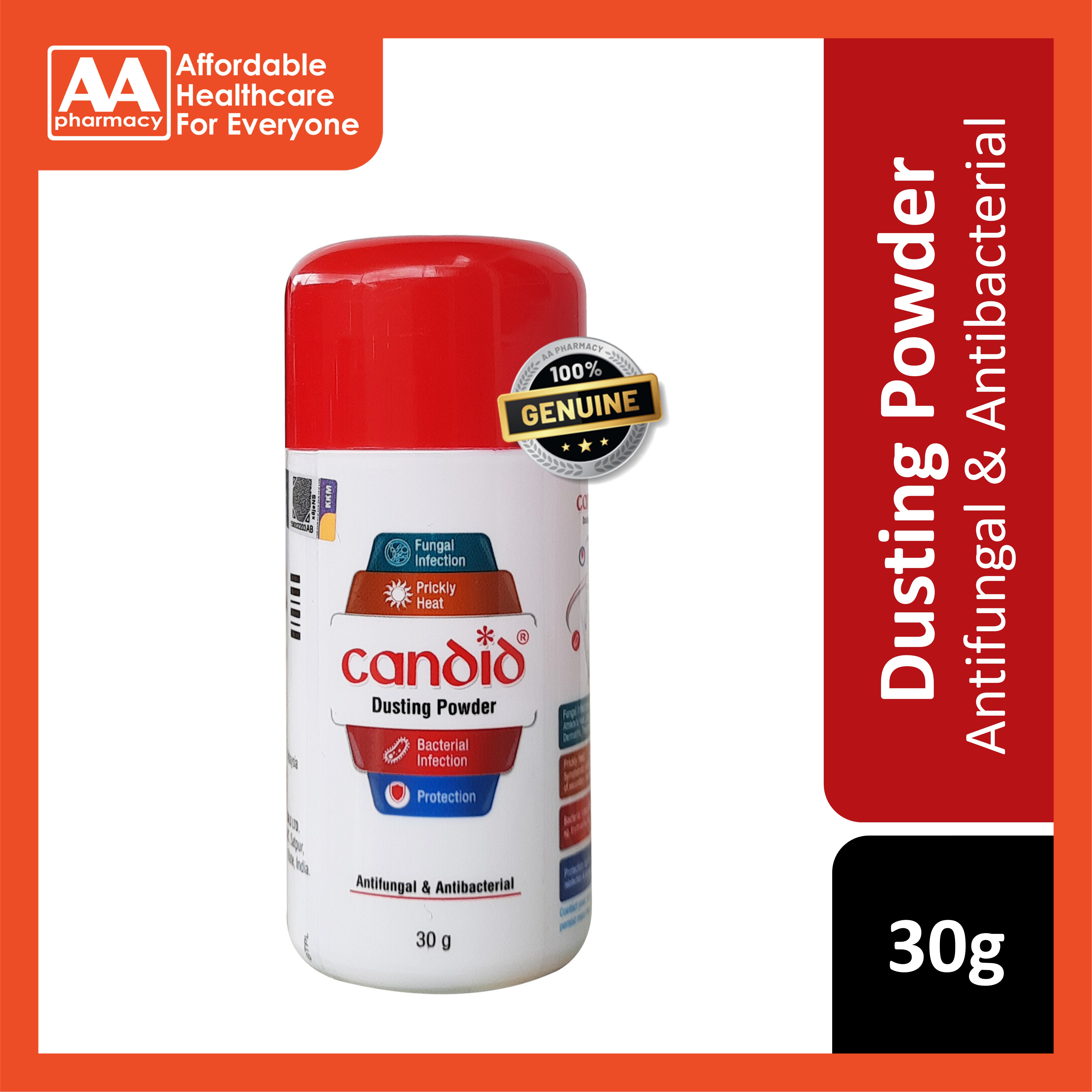 Candid Dusting Powder (Antifungal) 30g Lazada