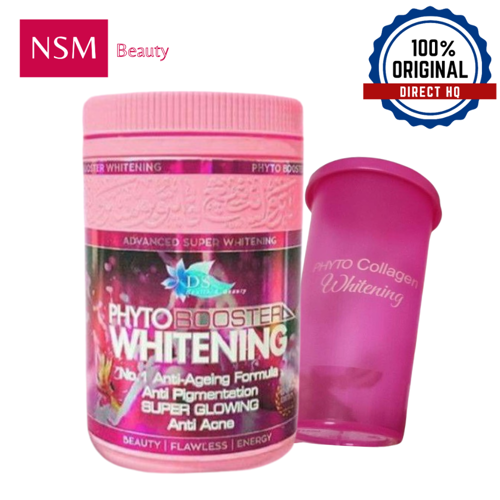 phyto whitening booster collagen with glutathione Amazon.com: QGS Phyto Booster Whitening Anti-Aging Formula main image 1