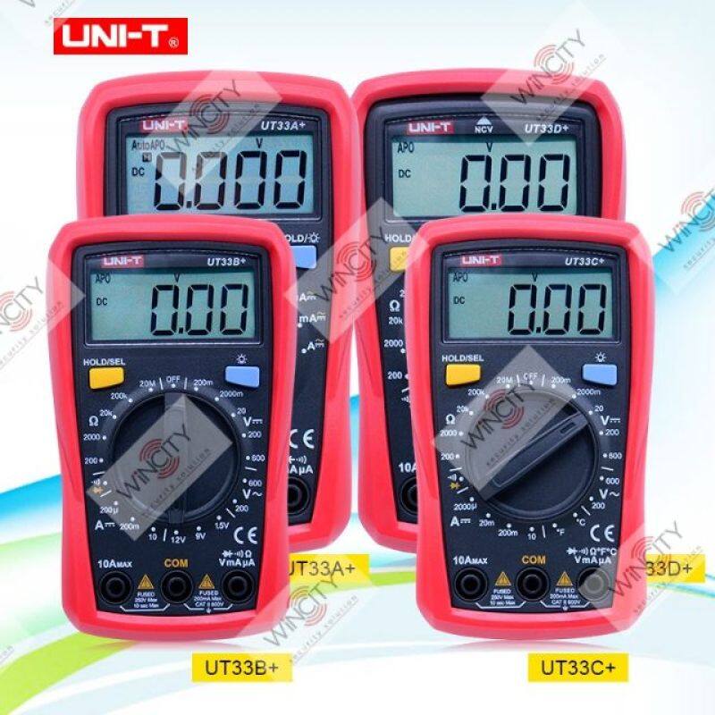 ❇❏ WSS UT33C LCD digital multi meter - UNI-T UT33D- Palm Size Digital Multimeter
