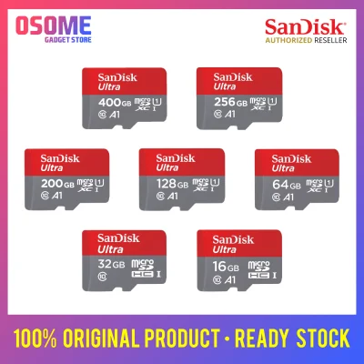 SanDisk 16GB /32GB /64GB/ 128GB /200GB / 256GB / 400GB 98MB/S - 120MB/S MicroSD Ultra Class 10 Memory Card
