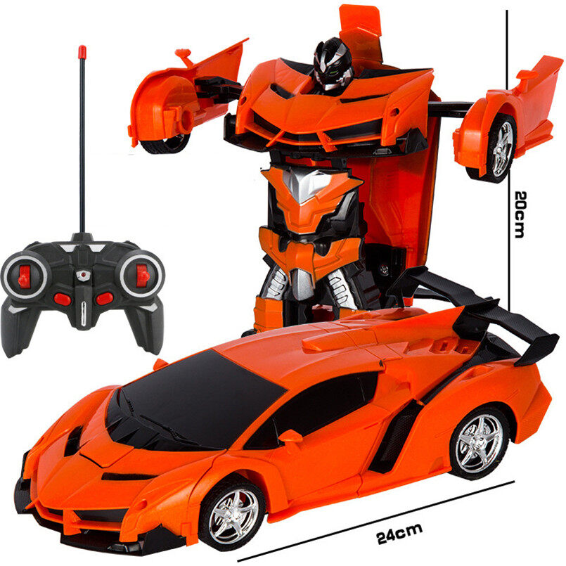 transforming robot radio controlled car