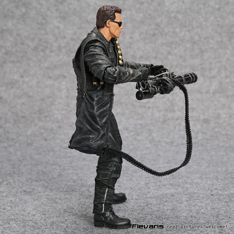 Terminator Pvc Action Figure NECA Terminator 2: Judgment Day T-800 Arnold Schwarzenegger PVC Action ...