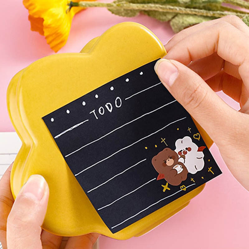 Simple Black Post-it Note Student Memo Notes Index Mark Sticky Note