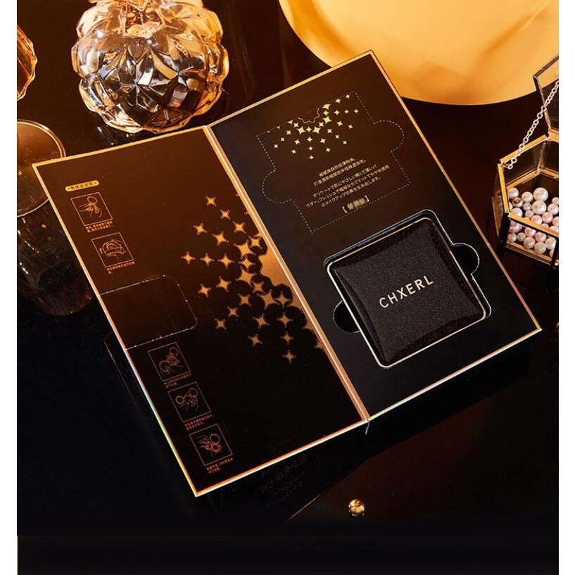 Genuine【CHXERL Flawless Phấn Nén Bb Cream Dạng Nén 】Phấn Phủ Cc Kem Nền Dạng Lỏng Kem Che Khuyết Điểm Lỏng Làm Sáng Trang Trọng Gói + Gói Thay Thế