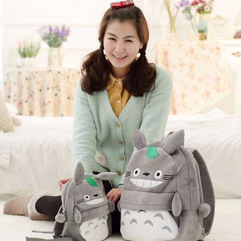 totoro plush bag